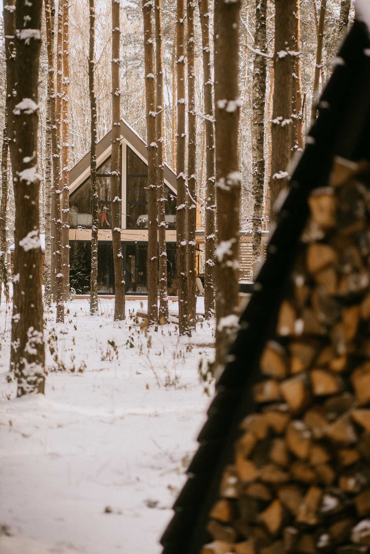 Ortsfoto Patoki. Dom i las.' 1